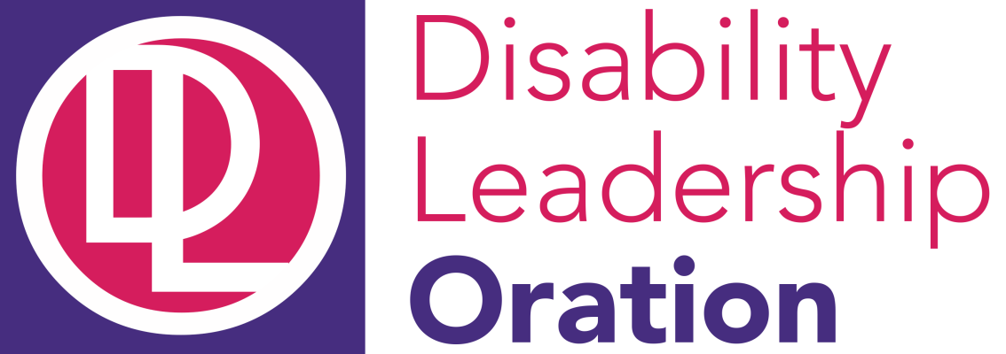 Disability Leadership Oration Logo